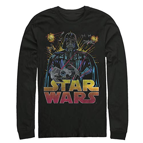 T-shirt Star Wars Ancient Threat noir à manches longues pour homme en taille L