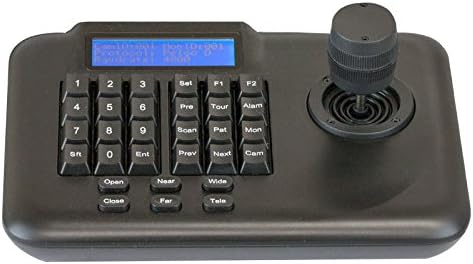 GW Security Pan Tilt Zoom PTZ Controller with 3 axis Joystick LCD Display CCTV Dome Camera 3D Keyboard Controller