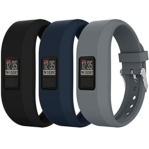 Band for Garmin Vivofit 3, Soft Silicone Replacement Band Strap for Garmin Vivofit 3 / Vivofit JR / Vivofit JR 2 Activity Tracker, Fit 6.0-9.0 (152mm-230mm) Wrist