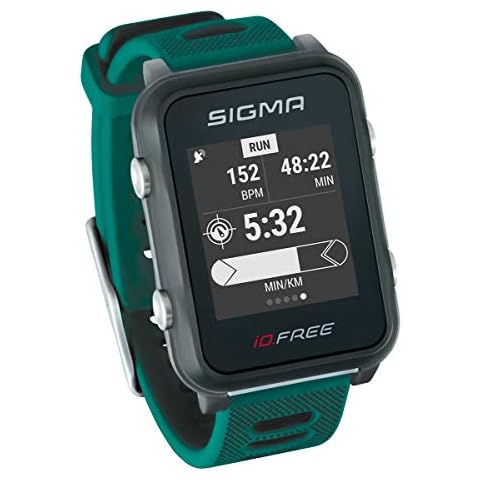 Sigma Sport Unisex's iD.Free GPS Multisport Watch for Outdoor and Navigation, Green Cover