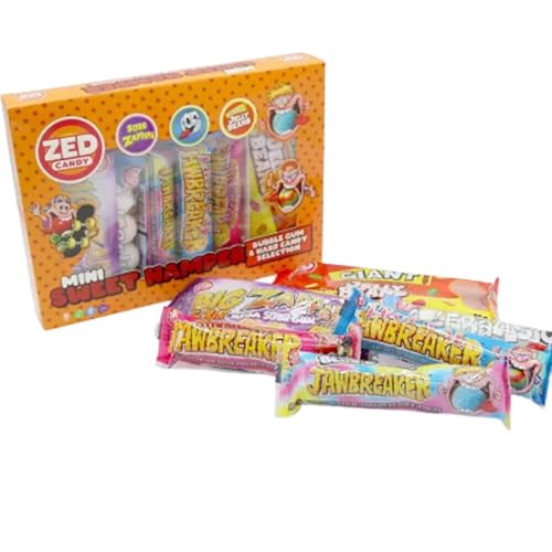 Zed Candy Mini Sweet Hamper - Bubblegum & Hard Candy selections 177g