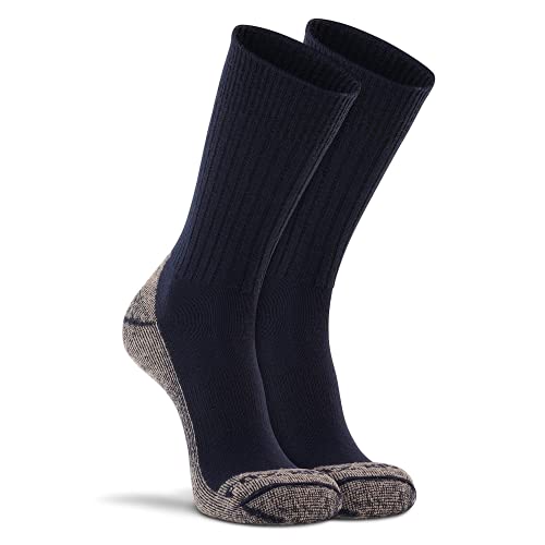 Image of Fox River Bilbao Merino Wool Crew Socks Medium Weight Warm Thermal Socks for Men with Fully Cushioned Sole