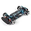 RC Frame Wielbasis Frame Koolstofvezel Chassis Bumper voor TT01/TT01E 1/10 RC Auto Model