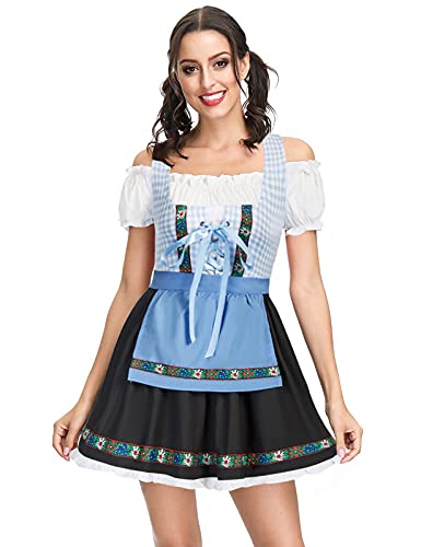 Kate Kasin Women'S German Dirndl Dress Bavarian Oktoberfest Costumes For Halloween Carnival thumb #1