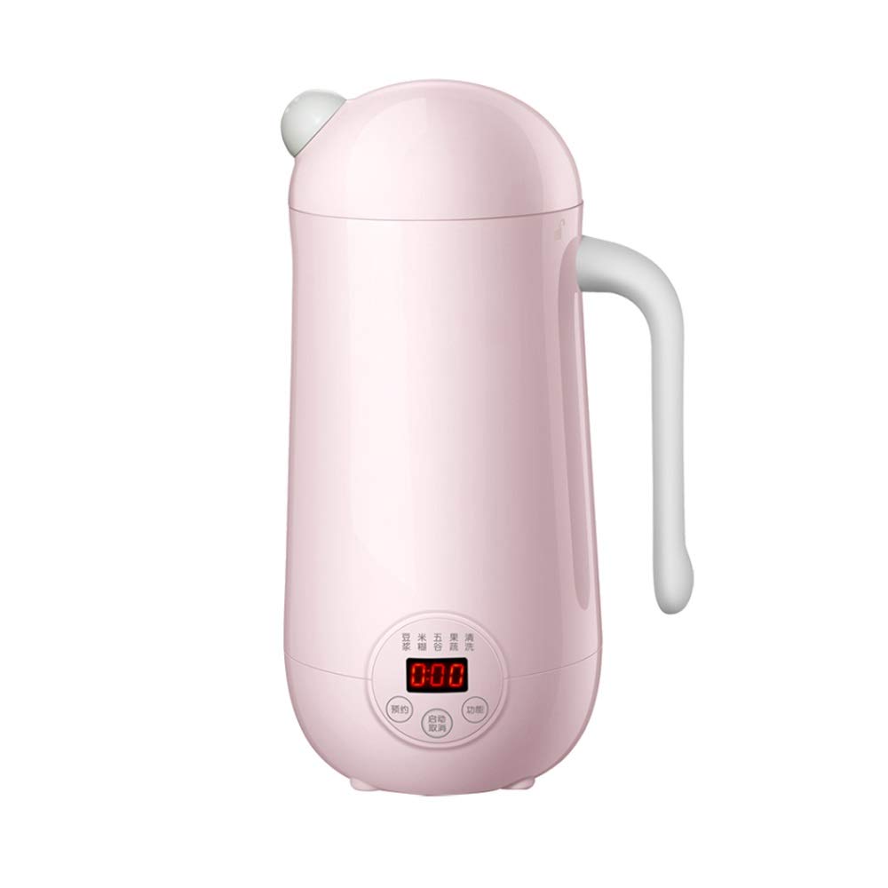 Mini Soymilk Machine Portable Soy Milk Rice Paste Maker Electric Juicer Blender Food Grinding Heating Processor 350ml Black-JoJos