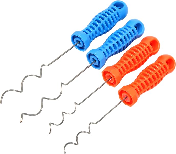 MULTIPICK Spiralöffner [4 Teile | Ø 1,5 + 1,7 mm] Türfallen Öffnungsset - Schlüsseldienst Werkzeug Set - Türöffner Werkzeug & Türöffnungswerkzeug für Anfänger - Tür Öffnungs Werkzeug