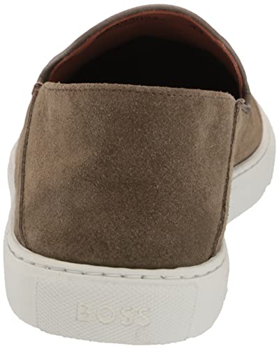 BOSS Men's Suede Slip-on Loafers with Rubber Sole3