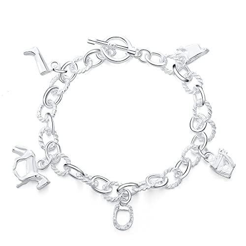 Bracelet talisman fer à cheval symbole de réussite pour elle