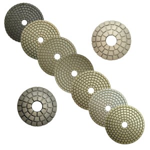 3" Dry Resin Polishing Pads - Full Set