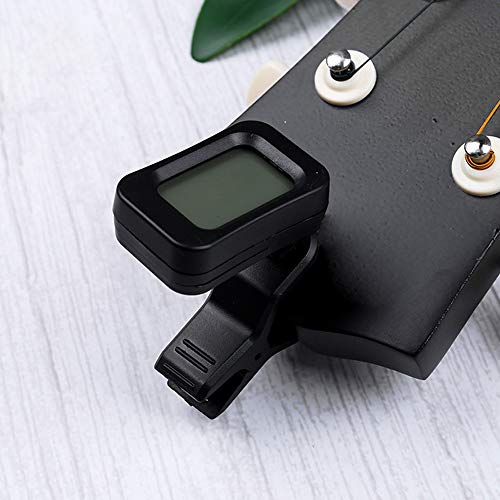 KKmoon Sintonizador de guitarra Metrônomo 3 em 1 para Guitarra Acústica Elétrica Baixo Ukulele Banjo