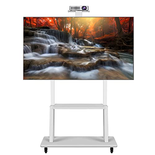 REMYS soporte de TV para pisos 32-70" blanco miniatura 1