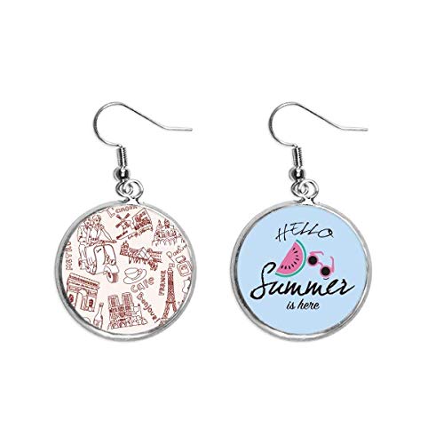 Pendientes de sandía franceses para evocar tus mejores recuerdos de verano