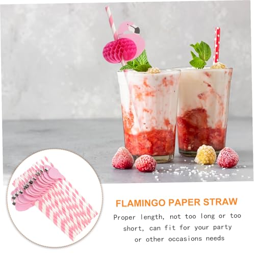 Mikinona 25 pitillos de papel flamenco biodegradables miniatura 6
