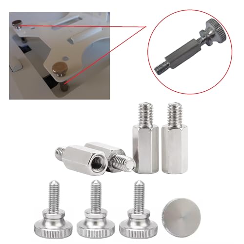 LTDparts VESA ネジ PC パソコン 液晶 モニター 曲面 モニター マウント スタンド 裏 凹凸用 スペーサー 高さ15mm つまみネジ 4本セット ステンレス製 [並行輸入品]