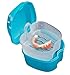 Produktbild Kapian Prothese Box Prothesenkoffer Fall Bad Dental Falsche Zähne Aufbewahrungsbox mit Hanging Net Container Reinigungsbox Denture Bath Case Spülkorb Transport Kieferorthopädische Teeth Gebiss