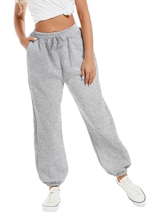 Image of Women?s Casual Jogger Pants ? Soft Pants with Adjustable Drawstring & Side Pockets