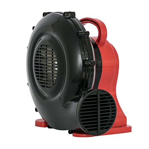 XPOWER BR-15 1/4 HP Indoor Outdoor Inflatable Blower Fan for Decoration, Bounce House, Water Slide, Jumper, Game and Display Structures