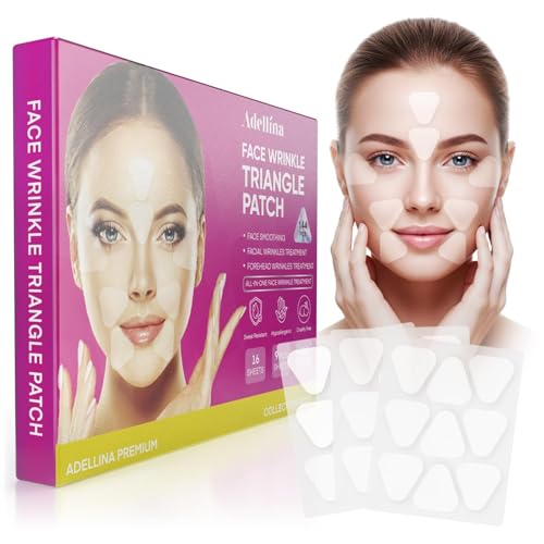 Adellina New Anti Facial Wrinkle Patches: Anti Wrinkle Patches Overnight - Smile Line Pathces - Facial Wrinkle...