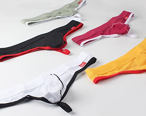 Men's Underwear Low Waist Nylon Mesh Breathable Men's Thong2