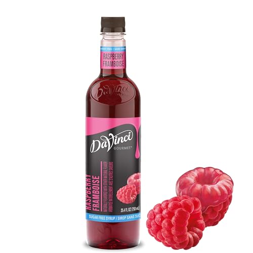 Image of DaVinci Gourmet Sugar-Free Raspberry Syrup, 25.4 Fluid Ounces (Pack of 1)