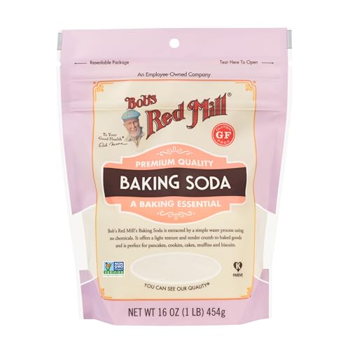 Bob's Red Mill Baking Soda, 16Oz (Pack Of 1) - Non Gmo, Gluten Free, Vegan, Paleo Friendly, Kosher