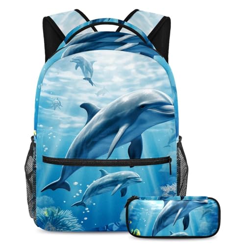 Sac à dos avec trousse à crayons grand volume pour ranger toutes les affaires
