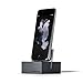 Native Union DOCK+ for iPhone or iPad - Weighted Charging Dock with Reinforced Lightning Cable - Compatible with Most Apple Lightning Devices (Slate)