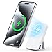 Kabellose Powerbank für Magsafe, 12000mAh Power Bank mit Klappbarem Standfuß, 22.5W PD USB-A Ausgabe, Powerbank mit Typ-C Eingang und Ausgang, LED-Anzeige für iPhone 17/16/15/14/13/12/Pro/Pro Max