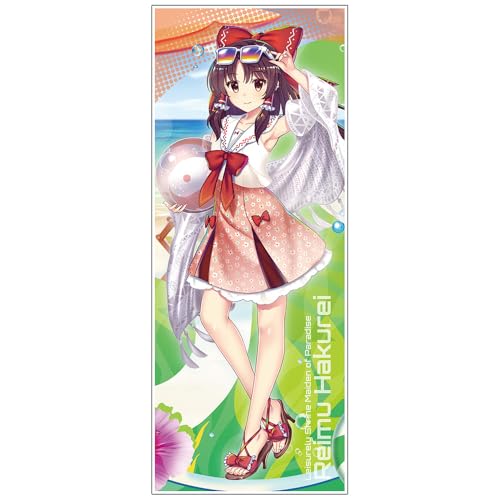 二次元コスパ 東方LostWord [楽園の有閑な巫女] 博麗霊夢 ハイブリッドフェイスタオル