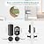 Smart Front Door Lock with Fingerprint: Hornbill Keyless Entry Door Lock with Handle Set Electronic Digital Deadbolt Keypad Lock Code App Alexa Auto for House Apartment Black