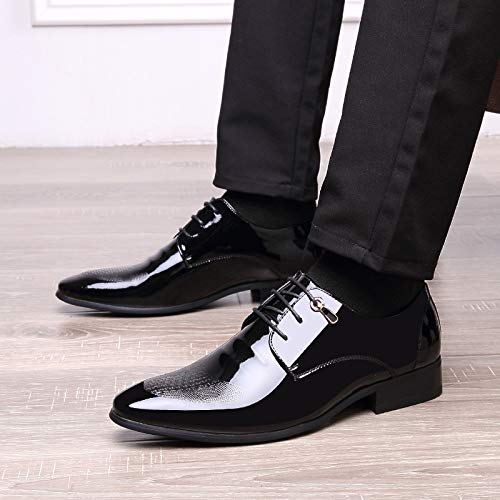 Amazon.com: Mens Dress Shoes, Lace Up Business Shoes Pointed  display picture 1