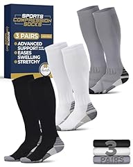 Black/White/Gray - 3 Pairs