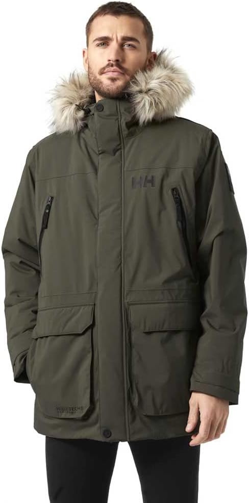 Helly-Hansen Men's Reine Parka Jacket 431 Utility Green XX-Large