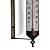 Adjustable Angle 10 Inch Garden Tube Thermometer (Bronze)