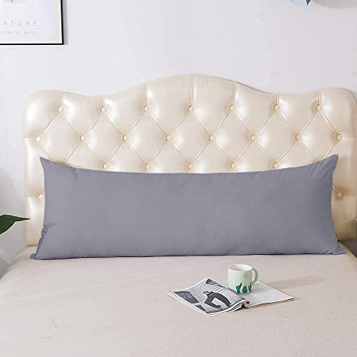 Cotton Delight Body Pillow Cover Pillowcase 20 x 60 Zipper Closure 100% Cotton Blend Premium 1pc Slate Night Body Pillowcases Pillow Covers, 20 x 60 inch