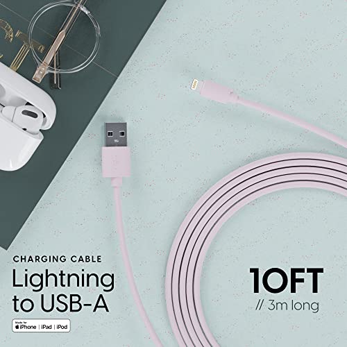 image for TALK WORKS iPhone Charger Lightning Cable 10ft Long Heavy Duty Cord MF