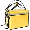 CityBAG – Isotherme tas voor levering van voedselbestellingen op motorfiets en gele fiets 44 x 34 x 39 cm.