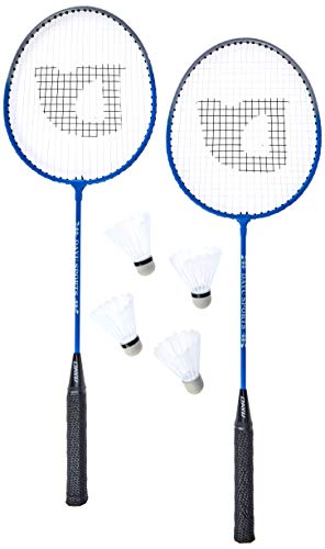 BADMINTON 2 RAQUETES C/ TUBO DE 4 PETECAS