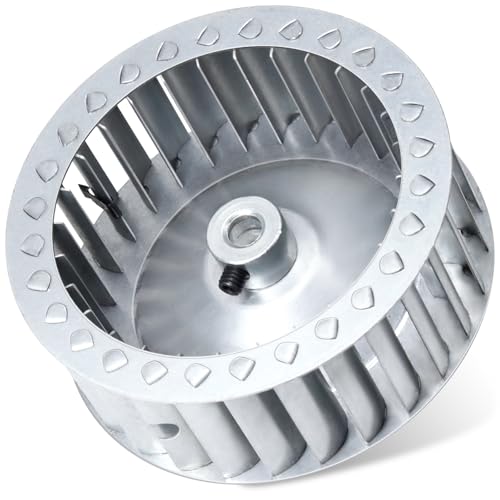 Image of Hiorucet LA11AA005 Blower Wheel, P441-1146, LA11AA004, LA11AA006, P4411146 Draft Inducer Motor Wheel for HVAC Brand Carrier Bryant Payne Furnace, Used with Carrier Inducer Motor 318984-753, HC21ZE117.