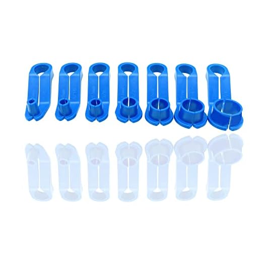 Patonu 7Pcs AC Fuel Line Removal Tool, Includes 1/4, 5/16, 3/8, 1/2, 5/8, 3/4, 7/8Inch, Universal Automotive Transmission Oil Cooler Tube Quick Disconnect Tool Kit