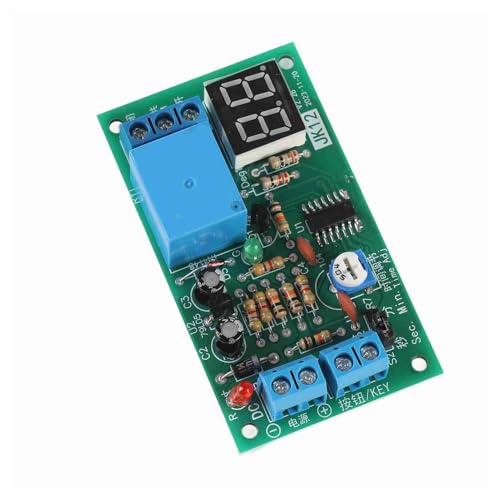 Generic Módulo Temporizador Interruptor de relé de Sincronización de Cuenta Regresiva de Alta Precisión para Proyectos de Bricolaje Pantalla LED para Automatización del Hogar