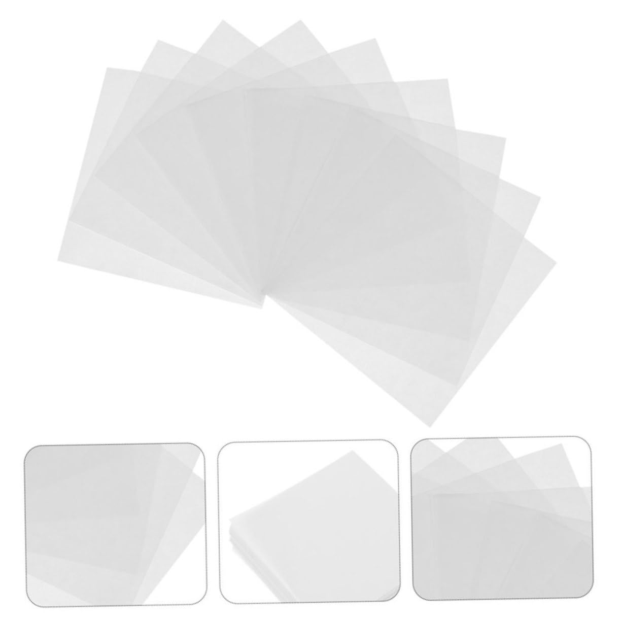 Carta Per Pesata Da Laboratorio 500 Pezzi 100x100mm Superficie Liscia Antiaderente Per Pesatura Accurata Di Polveri e Campioni Scientifici Accessorio Per Analisi Di Laboratorio