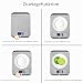Home Fashion Küchenwaage Digital, Edelstahl Lebensmittelwaage mit 5 kg/11 lb Tragkraft und 1 g Präzision, Waage Küche mit beleuchtetem LCD-Display, 5 Einheiten, Tara-Funktion, Silber