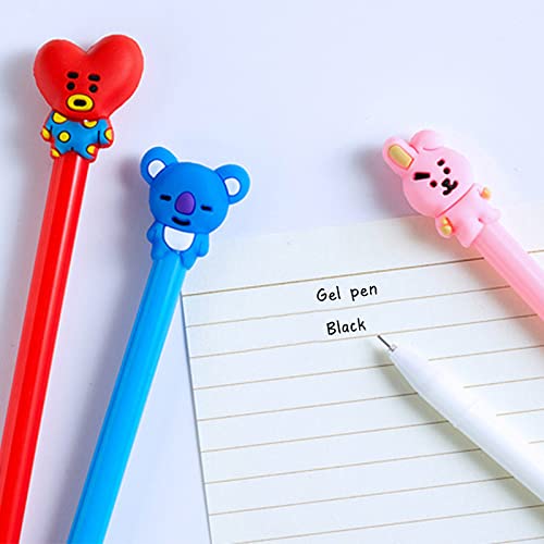 Krizjues set 16 bolígrafos de gel animal negro 0.5 mm miniatura 4