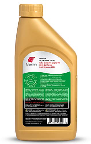 Aceite Idemitsu Sintético 5W-20 1 Quart miniatura 2