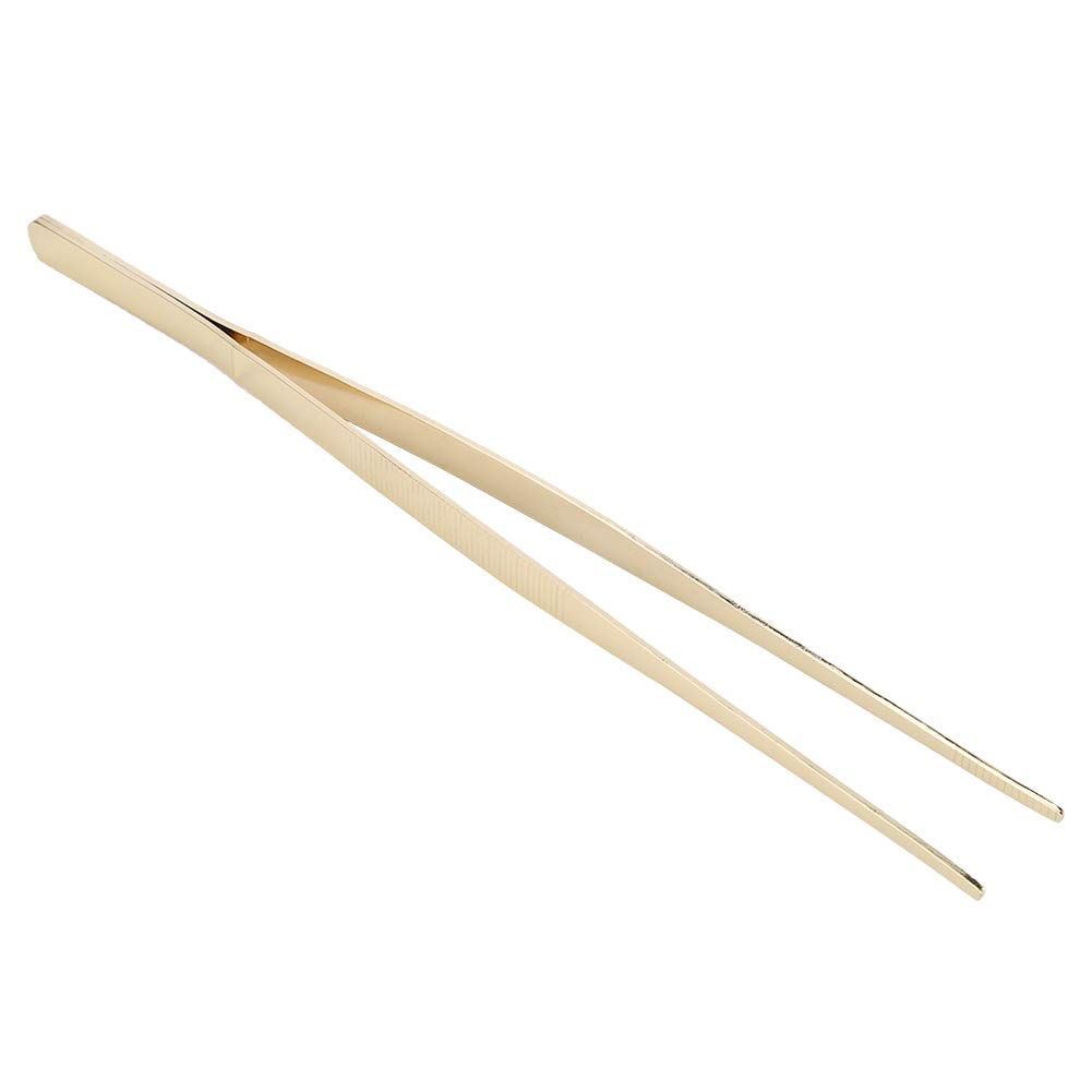 Cocoarm Pęseta Kuchenna Klips do żywności ze Stali Nierdzewnej 30 Cm Pęseta do Gotowania z ząbkowaną końcówką i Ergonomicznym Uchwytem Zbierania Ogórków Dekoracja Ciast i Zastosowanie w Wąskich