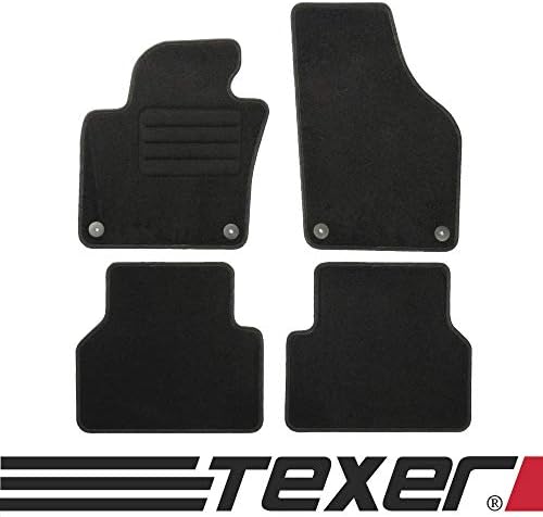 Vloermatten geschikt voor Seat Alhambra I Type 7V8, 7V9 7-Sitzer (Bouwjaar 1996-2010), Dura grafiet | Speciaal formaat | Rand grijs | 4x kliksluiting