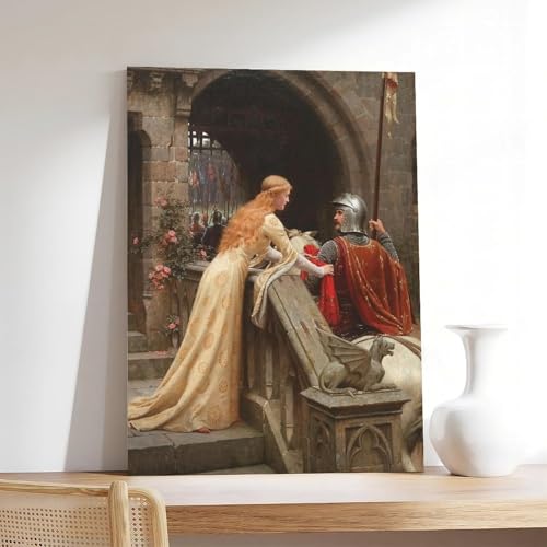 Impression sur toile Leighton de qualité musée avec cadre à suspendre solide - 7