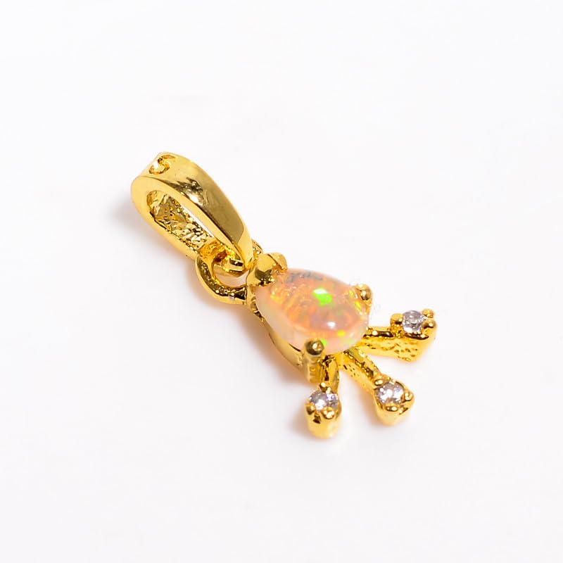 Pendentif opale naturelle argent 925 pour éviter les bijoux ternes