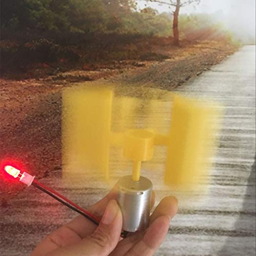 Keproving Mini Vertical Axis Type Wind Turbine Generator Model for Teaching Physical Power Generation Principle and DIY Science Education Experiment